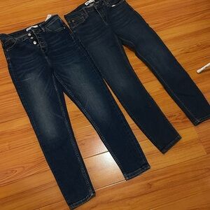 2 Zara Indigo Denim Jeans